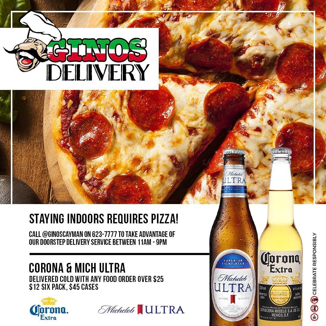 Ginos Pizzeria Special Pizza + Drinks