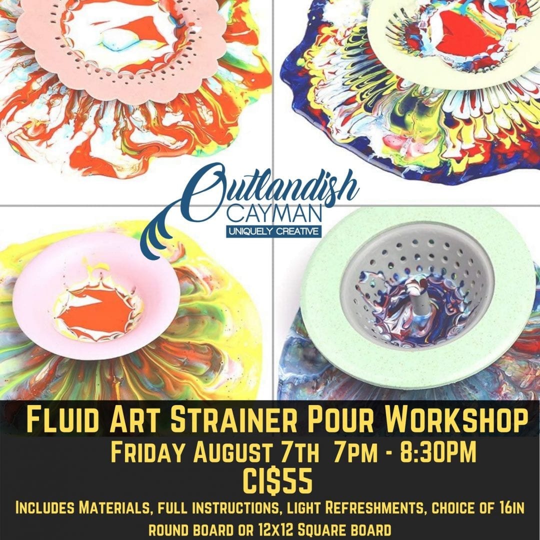 Fluid Art Strainer Pour Workshop