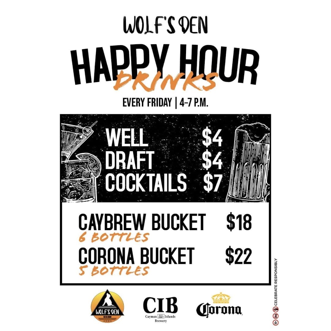 Wolf's Den Happy Hour