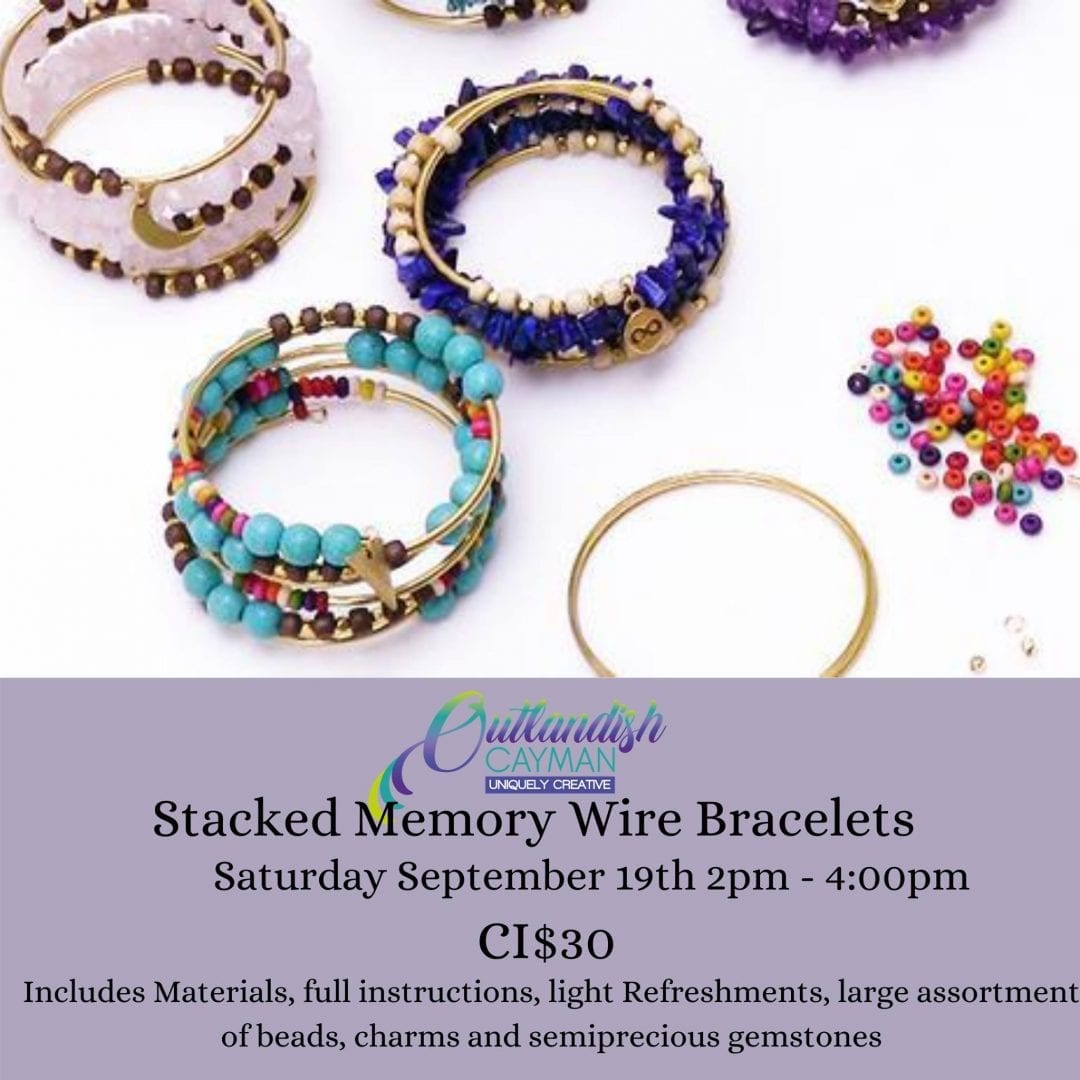 Jewelry Making Workshop - Stacked Memory Wire Bracelets