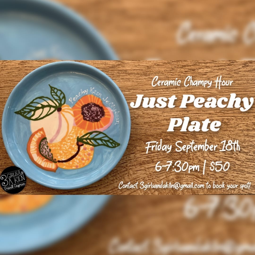 'Just Peachy' Plate Champy Hour