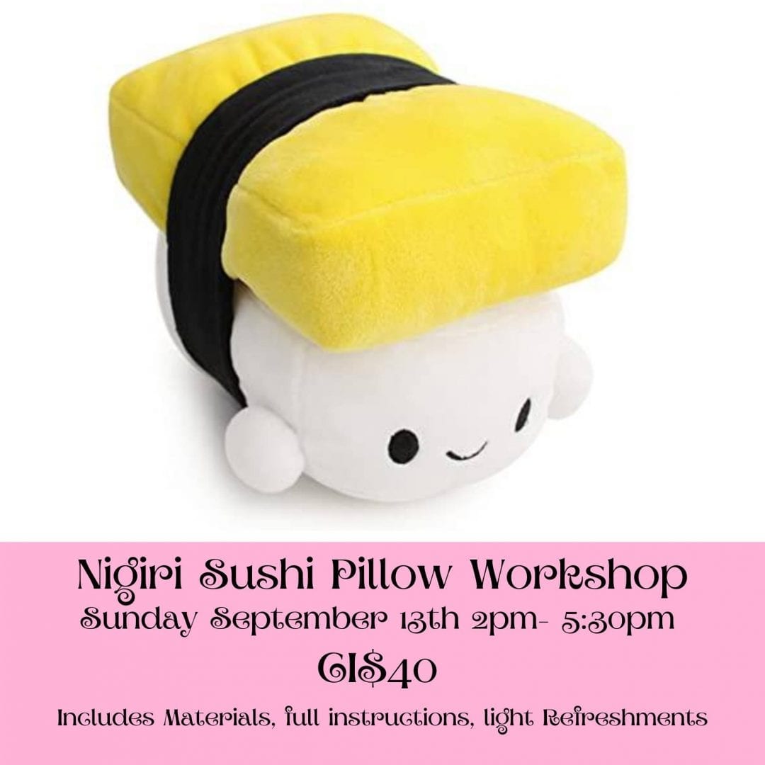 Sewing Workshop - Nigiri Sushi Plushie