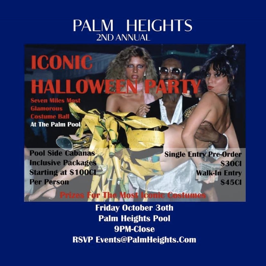 The Annual Palm Heights ICONIC HALLOWEEN COSTUME PARTY