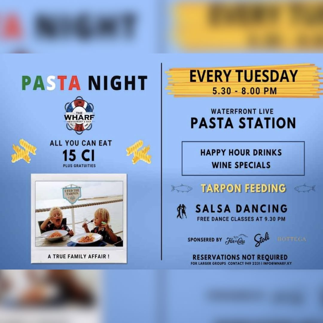 Pasta Night at The Wharf